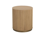 Kalla Side Table, Rustic Oak, 22"W