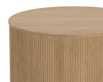 Kalla Side Table, Rustic Oak, 22"W