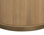 Kalla Side Table, Rustic Oak, 22"W