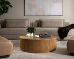 Kalla Coffee Table, Rustic Oak, 44"Dia.