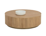 Kalla Coffee Table, Rustic Oak, 44"Dia.