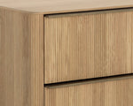 Kalla Nightstand, Rustic Oak, 28"W