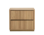 Kalla Nightstand, Rustic Oak, 28"W