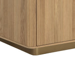 Kalla Nightstand, Rustic Oak, 28"W