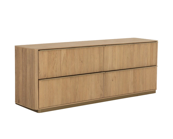 Kalla Console, Rustic Oak, 72"W
