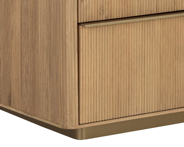 Kalla Console, Rustic Oak, 72"W