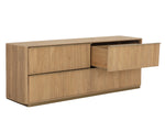 Kalla Console, Rustic Oak, 72"W