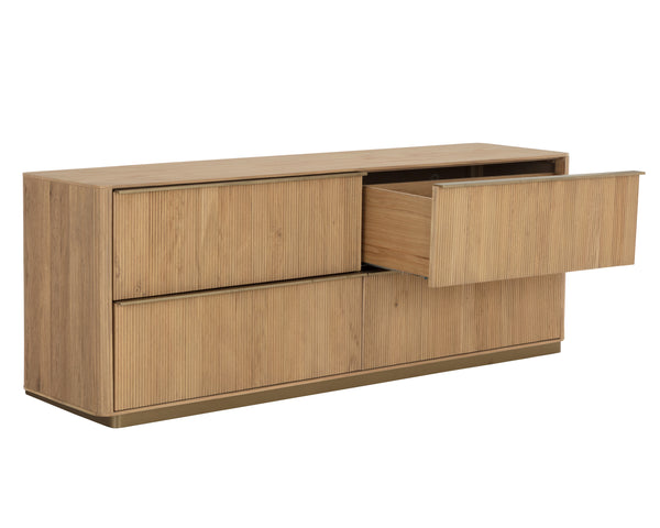 Kalla Console, Rustic Oak, 72"W