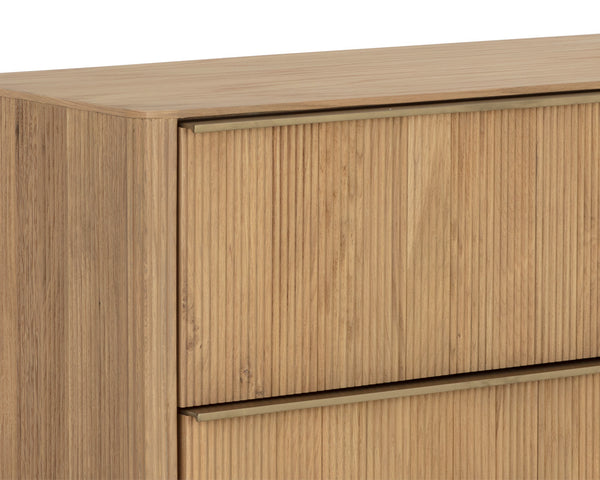Kalla Console, Rustic Oak, 72"W