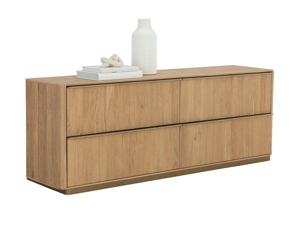 Kalla Console, Rustic Oak, 72"W