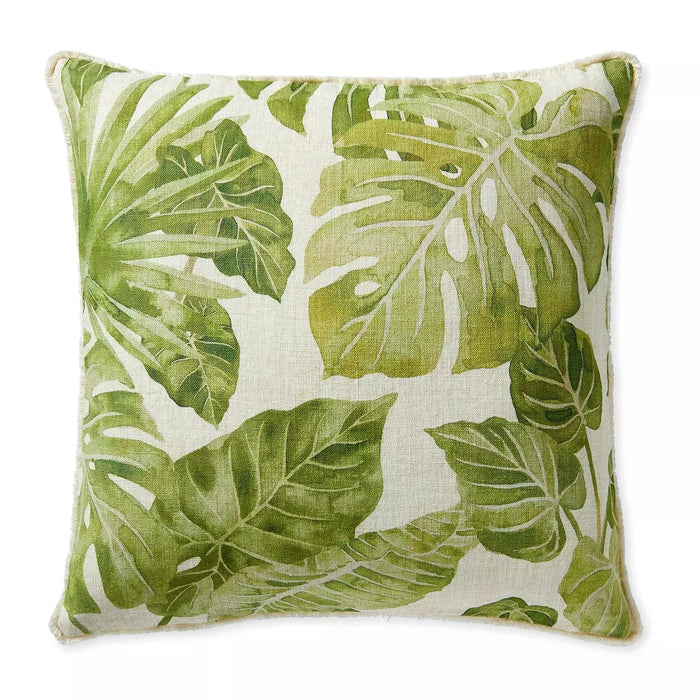 Montego Pillow - Green, 22" x 22"