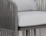 Allariz Dining Armchair, Warm Grey