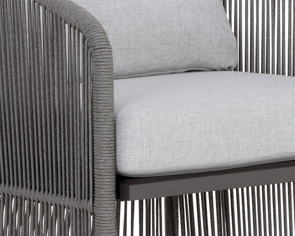 Allariz Dining Armchair, Warm Grey