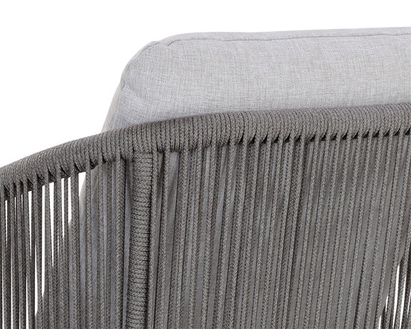 Allariz Dining Armchair, Warm Grey
