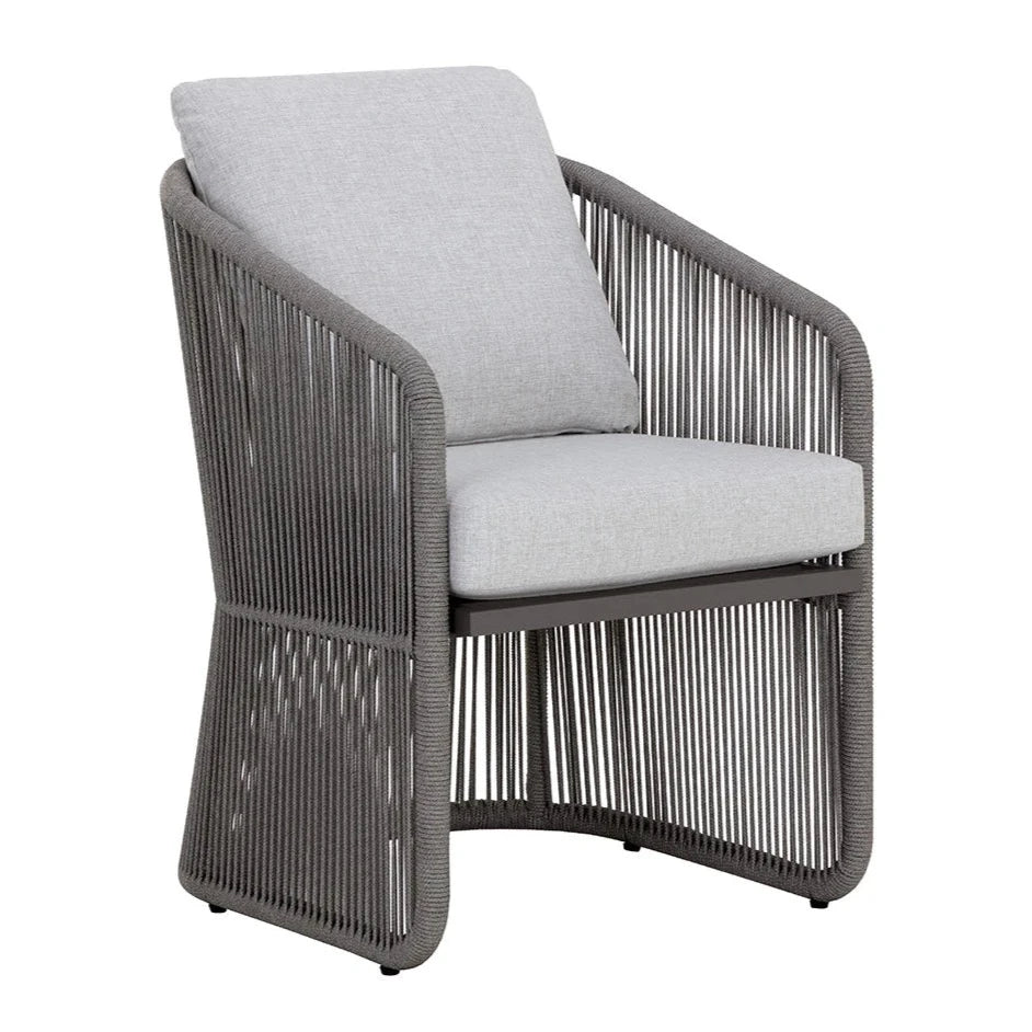 Allariz Dining Armchair, Warm Grey