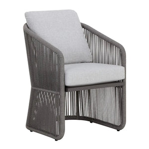 Allariz Dining Armchair, Warm Grey