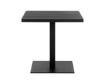Merano Bistro Table, Black, 32"W x 32"D x 30"H