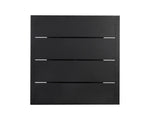 Merano Bistro Table, Black, 32"W x 32"D x 30"H