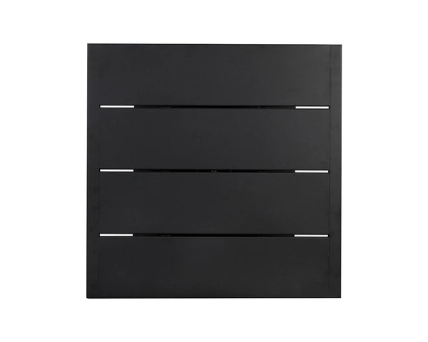 Merano Bistro Table, Black, 32"W x 32"D x 30"H