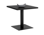 Merano Bistro Table, Black, 32"W x 32"D x 30"H
