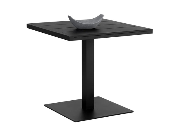 Merano Bistro Table, Black, 32"W x 32"D x 30"H