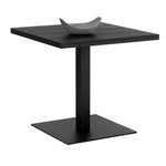 Merano Bistro Table, Black, 32"W x 32"D x 30"H