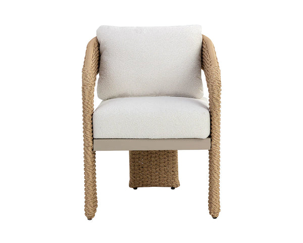 Pylos Dining Armchair, Natural/Louis Cream