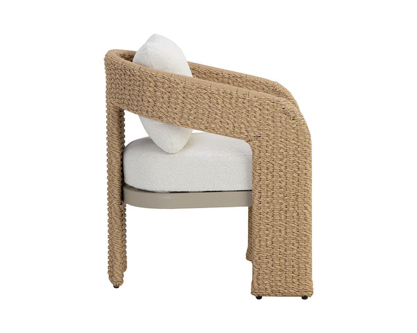 Pylos Dining Armchair, Natural/Louis Cream