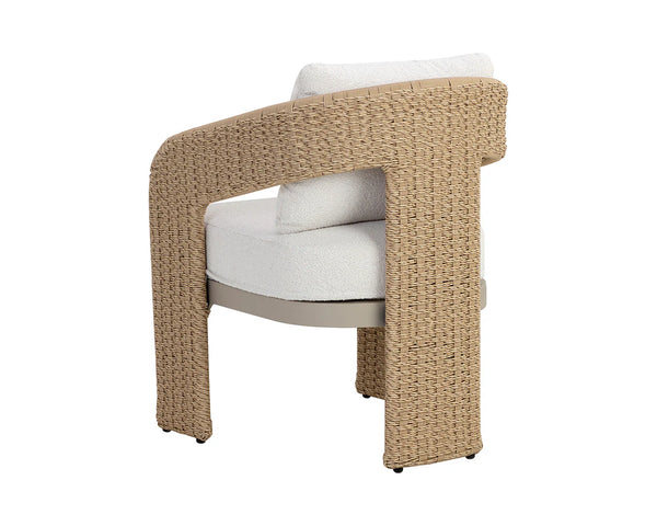 Pylos Dining Armchair, Natural/Louis Cream