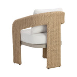 Pylos Dining Armchair, Natural/Louis Cream