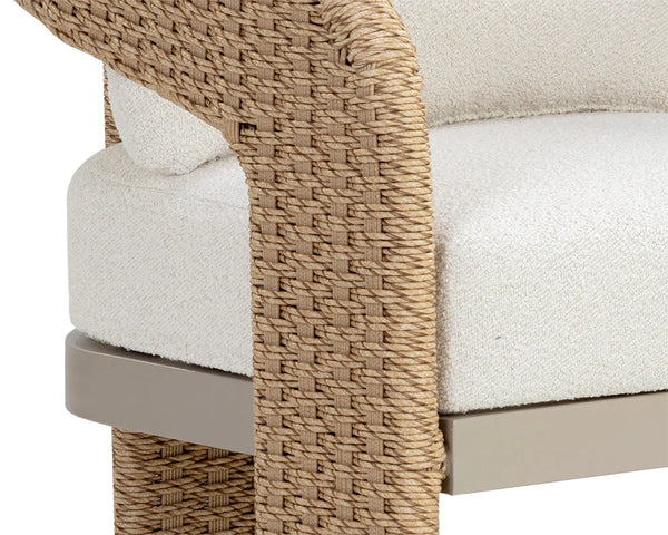 Pylos Dining Armchair, Natural/Louis Cream