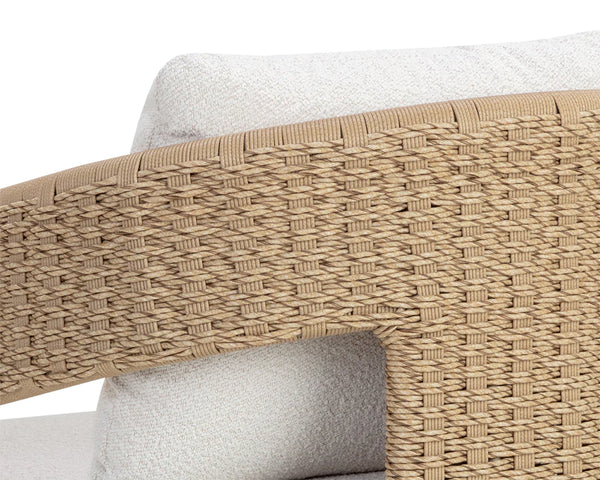 Pylos Dining Armchair, Natural/Louis Cream