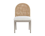 Calandri Outdoor Dining Chair, Natural/Louis Cream