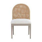 Calandri Outdoor Dining Chair, Natural/Louis Cream