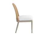 Calandri Outdoor Dining Chair, Natural/Louis Cream