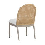 Calandri Outdoor Dining Chair, Natural/Louis Cream