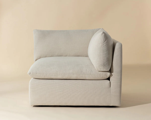 Reve L Shape Sectional, Effie Linen, 121.5" x 121.5"