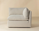 Reve Sectional, Effie Linen with moveable Ottoman