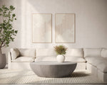 Reve Sectional, Effie Linen with moveable Ottoman