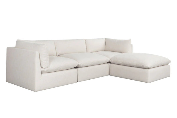 Reve Sectional, Effie Linen, 121.5"W x 81"D