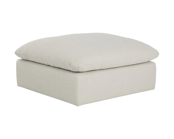 Reve Sectional, Effie Linen with moveable Ottoman