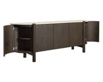 Banyan Sideboard, Mocha Brown/Marble, 87"W x 20.5"D x 33"H