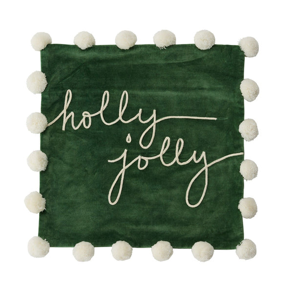 Holly Jolly Pillow, 16"x 16"