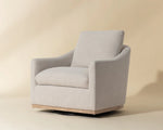 Corbin Swivel Chair, Effie Linen