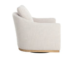 Corbin Swivel Chair, Effie Linen