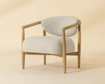 Sigrid Lounge Chair, Light Oak/Monument Oatmeal