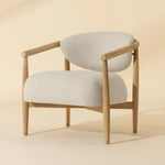 Sigrid Lounge Chair, Light Oak/Monument Oatmeal