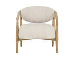 Sigrid Lounge Chair, Light Oak/Monument Oatmeal
