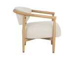 Sigrid Lounge Chair, Light Oak/Monument Oatmeal