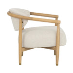 Sigrid Lounge Chair, Light Oak/Monument Oatmeal